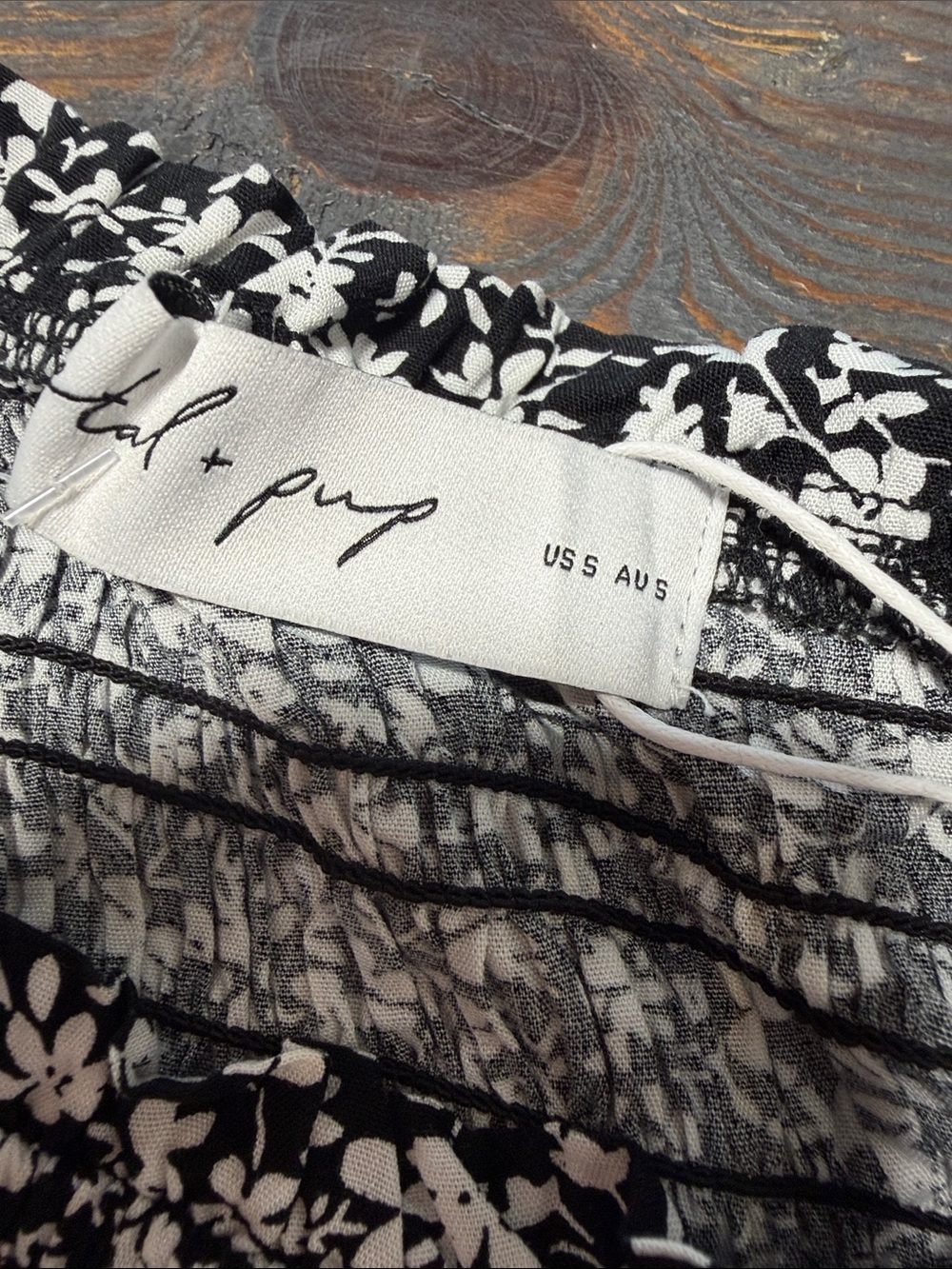 Petal and Pup Agatha Midi Dress - Black Floral  - S - Picture 5 of 9